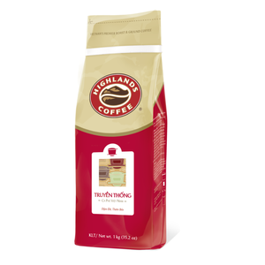 Venta al por Mayor de Granos de Café Tostados Tradicionales, 1 kg, Marca Highlands Coffee, Aroma Intenso, Precio Competitivo, Exportación - Product Image 1