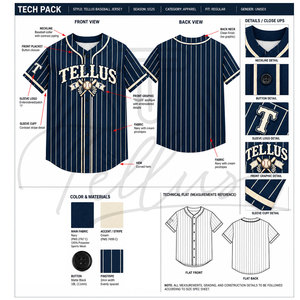 Uniformes de Béisbol Personalizados al por Mayor de la Mejor Calidad, Diseño Personalizado con Logotipo, Sublimación Personalizada, Diseños de Camisetas de Béisbol, Ropa Deportiva - Product Image 5
