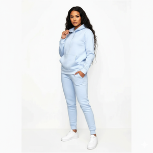 Conjunto Deportivo Personalizado con Capucha para Invierno, Estilo Urbano, 400 Gsm, 2 Piezas, Diseño de Algodón Unisex - Product Image 1