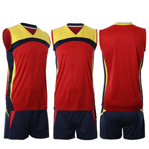 High Quality Team Custom Heat-Transfer Printed 100% Polyester Breathable Moisture-Wicking Volleyball Uniforms Your Team Logo - Product Image 1