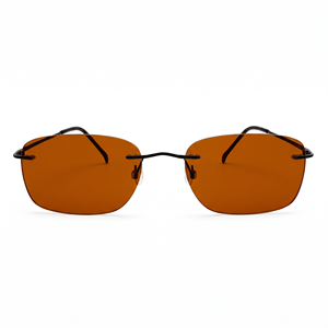 Frameless Eyeglass Frames Anti <b>Blue</b> Light UV420 Square Titanium Lightweight Pure Titanium Custom Rx OEM - Product Image 4