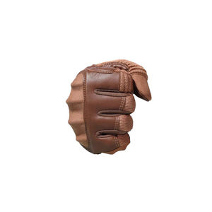 Leather Motorcycle <b>Gloves</b> Full Finger Touch Screen Breathable Motocross Racing Anti-fall Wear-resistant Outdoor - Product Image 3