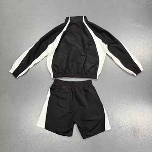 Premium Fabric Windbreaker <b>Jacket</b> and Shorts Set Lightweight Outdoor Sportswear High Quality Supplier - Product Image 4