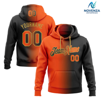Sweat-shirt à capuche personnalisé en gros avec dégradé de couleurs, pull tendance, vêtement de sport, fabrication OEM