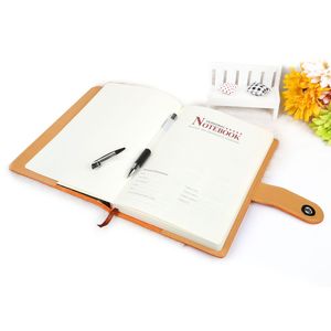 Quaderno Promozionale con Copertina in Pelle PU, Calendario, Mappa del Mondo e Nastro in Seta - Product Image 4