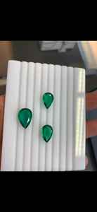 Esmeralda natural en forma de pera, piedra preciosa de alta calidad, piedra suelta para la fabricación de joyas. - Product Image 2