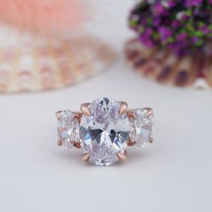 <b>925</b> Wholesale Sterling <b>Silver</b> Three Stone Prong Setting Solid Sterling <b>Silver</b> Diamond Wedding <b>Ring</b> - Product Image 1