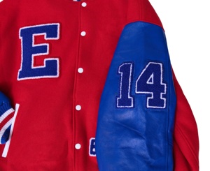 Men’s Vintage Baseball Bomber Wool Leather <b>Jacket</b> Game Letterman Baseball Custom <b>Varsity</b> Winter <b>Jacket</b> - Product Image 2