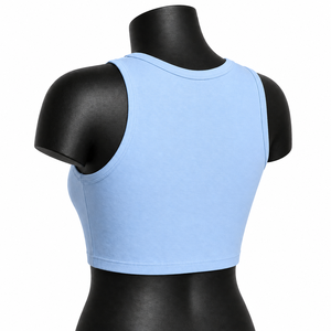 Custom Woven Breathable Casual Fashion Women's <b>Crop</b> Tank <b>Tops</b> Sportswear Women <b>Crop</b> Tank <b>Top</b> - Product Image 4