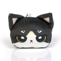 Porte-clés en peluche personnalisés en coton écologique pour la vente en gros, mini-animaux en peluche doux, design anime