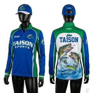 Sudadera de Pesca para Mujer, 180GSM, Poliéster Interlock Resistente, Transpirable, Paneles Verde Dorado, Manga Larga, Diseño Personalizado con Sublimación - Product Image 5