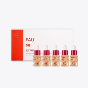 FAU SOS แอมพูล ลิควิด 10% โพรโพลิส 66.5% สารสกัดใบบัวบก ไม่ก่อให้เกิดสิว ช่วยเสริมสร้างเกราะป้องกันผิว บำรุงจุดด่างดำ 10 มล. สำหรับผิวหน้า - Product Image 1