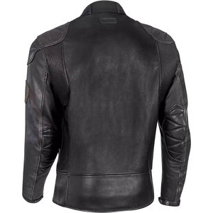 Motorcycle <b>Biker</b> Leather <b>Jacket</b>, In Black With Red Color Body Protection Motorbike Racing Leather <b>Jackets</b> - Product Image 3