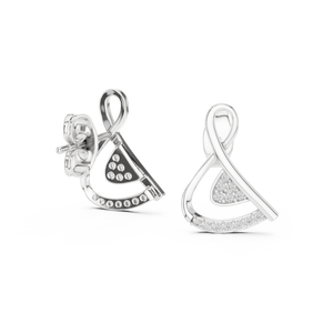 Juego de pendientes de diamantes cultivados en laboratorio únicos en oro amarillo de 18 quilates para compromiso, boda, fiesta, evento, regalo de San Valentín, uso diario para mujer - Product Image 5