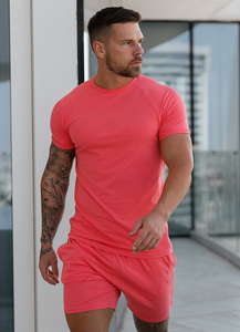 Shorts de sport en polyester/coton épais, style streetwear, avec logo personnalisé, cordon de serrage, couleur unie, pour hommes - Product Image 4