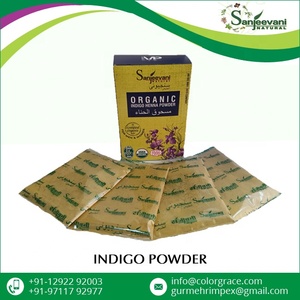 Tinte Capilar SANJEEVANI NATURAL Orgánico de Primera Calidad, Semipermanente, Grado Cosmético, Sin Amoníaco, Henna, Hojas de Índigo - Product Image 5