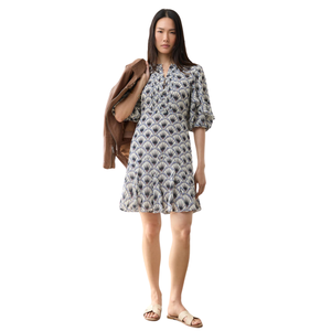 Women Floral Print Midi Dress Long Sleeve Midi Dress - Product Image 1