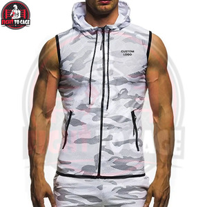 Fabriqué au Pakistan, sweat-shirt sans manches pour homme et garçon, en polyester/coton, confortable, léger, respirant, style décontracté, avec fermeture éclair - Product Image 5