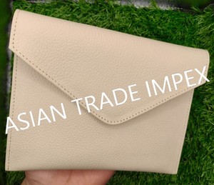 Minimalist Leather Pouch Bag Camel Color Envelope Clutch Premium Cowhide Sleeve Case <b>Magnetic</b> <b>Button</b> Closure Handcrafted Luxury - Product Image 2