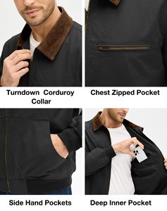 เสื้อแจ็คเก็ตบอมเบอร์ผ้าฟลีซโพลีเอสเตอร์กันลมคุณภาพสูง ปักลายตามสั่ง ดีไซน์ล่าสุด ซิปปิด สำหรับผู้ชาย ใส่ในฤดูหนาว - Product Image 5