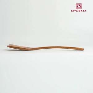 JAYA MATA JM507 Spatule de cuisine en bois de 375 mm, compatible avec les poêles antiadhésives, lavable au lave-vaisselle, pour les marchés de rue, les stands alimentaires et les restaurants - Product Image 1