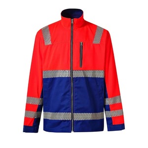 High Visibility Reflective Level D Protection Winter <b>Hi</b>-<b>Vis</b> <b>Hoodie</b> for Men's Public Areas Use Regular Fit Welded Seams Polyester - Product Image 5