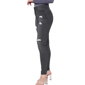 URBANGAZER INDUSTRIES Everyday Wear Womens Denim Jeans Premium Cotton Drop-Crotch <b>Waterproof</b> Streetwear Wholesale Manufacturer - Product Image 5