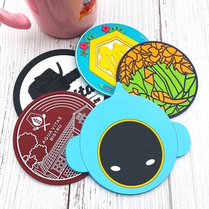 OEM Taza redonda Café Taza de té PVC Posavasos de goma - Product Image 2