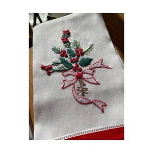 Strawberry Print Cotton <b>Kitchen</b> Towel Manufacturer Soft Touch Embroidered Golf Lintless Bulk OEM Private <b>Label</b> Supply - Product Image 3