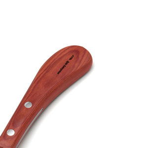 Hoof Scissors & Knife for Horses Stainless Steel Cutter with <b>Rubber</b> Wooden Handle Buckle Hoof Knife for Hoof Trimming - Product Image 5