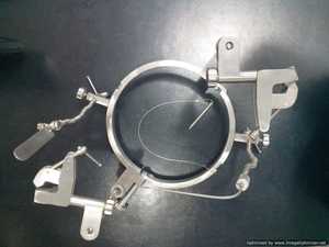 ระบบเครื่องมือถ่างสมอง Budde Halo Retractor สำหรับศัลยกรรมประสาท ทำจากเหล็กกล้าไร้สนิม ได้รับการรับรองมาตรฐาน CE รุ่น SI--566 ระดับ Class I รับประกันตลอดอายุการใช้งาน Salaar - Product Image 3