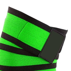 High Quality Neoprene Non-Slip Workout Boxing <b>Knee</b> Wraps for Strength Training Bodybuilding & Weightlifting Boxing <b>Knee</b> Wraps - Product Image 2