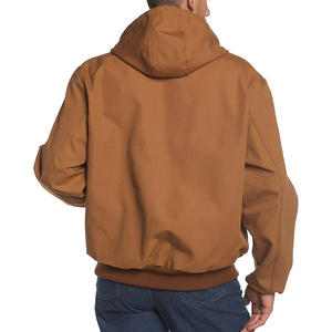 Veste à capuche zippée pour homme en tissu polaire chaud, essentielle pour l'automne et l'hiver - Product Image 6