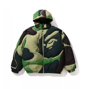 Veste d'hiver matelassée pour homme sur mesure, avec capuche amovible, imperméable, coupe-vent, épaisse, OEM - Product Image 1