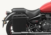 Boîte de rangement de qualité supérieure noire pour moto de tourisme Meteor Classic Hunter New Bullet 350 KXA00076 à vendre