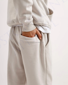 กางเกงจ็อกเกอร์ผู้ชายคุณภาพสูงทรงหลวมสไตล์วินเทจ ผ้าฝ้าย 100% กันน้ำ มีเชือกผูกเอว พิมพ์ลายสไตล์สตรีทแวร์ลำลองแบบยาว - Product Image 5