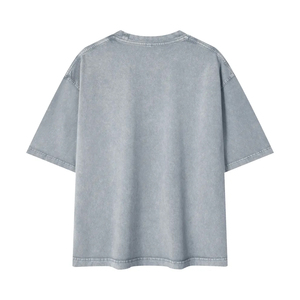 T-shirt Oversize à Épaules Tombantes Personnalisé Homme & Femme 100% Coton Haute Qualité Grammage Lourd 260 g/m² Coupe Boxy pour Gym et Fitness - Product Image 4