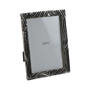 Cadre photo en métal design, couleur argent, simple face, en aluminium et verre, pour photos - Product Image 5