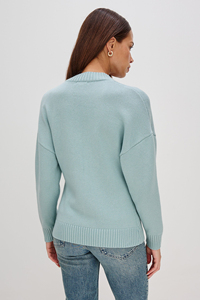 Suéter de Punto Trenzado para Mujer, Cálido, de Manga Larga, Suave y Cómodo, Informal, de Moda, para Invierno, Uso Diario, Talla Personalizada, OEM, ODM - Product Image 2