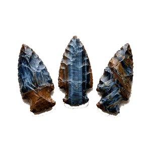 Puntas de flecha de piedra natural de ojo de tigre azul, puntas de flecha de cristal curativas, puntas de flecha de jaspe elegante, gemas al por mayor, cristal - Product Image 3