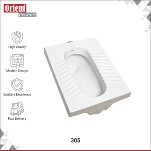 Mejor Oferta en Sanitarios de Alta Calidad, Inodoro de Cerámica Blanca Estilo Indio para Baño - Product Image 2