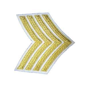 Badges d'insigne personnalisés d'usine, patchs brodés avec logo, fournisseur en gros de badges uniformes - Product Image 3