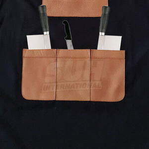 Nouveaux tabliers de cuisine écologiques et respirants sans manches, à sangle réglable, de haute qualité pour usage professionnel, tabliers de chef et de bar - Product Image 3