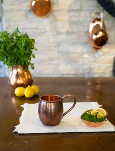 Pure Copper <b>Mug</b> for Water Drinking Handmade Premium Metal Cup With Attractive Hammered Craftsmanship Design - Product Image 6