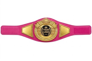 เข็มขัดแชมป์มวยปล้ำ MMA หนังแท้ทองเหลืองสั่งทำพิเศษ ขายส่ง MOQ ต่ำ เข็มขัดแชมป์คาราเต้ - Product Image 4
