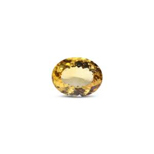 High Quality 23.6 Carat Green Citrine Loose Gemstone Heart Shape for Fine Jewelry - Product Image 1