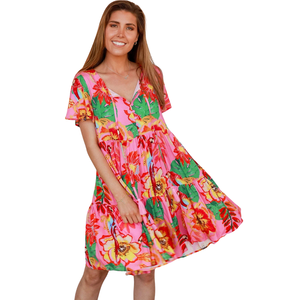 Robe courte imprimée pour femmes, robe à manches longues tendance - Product Image 4