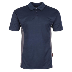 Polo de Trabajo para Hombre de Secado Rápido, Bicolor, Transpirable, que Absorbe la Humedad, con Bloques de Color, Manga Corta, Venta al por Mayor - Product Image 6