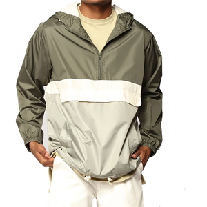 Veste coupe-vent personnalisée en nylon, zippée, imperméable, vintage, légère, pour homme, idéale pour la course et les activités de plein air - Product Image 6