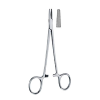 Pince porte-aiguille chirurgicale dentaire en acier inoxydable avec manche plaqué or, forceps orthodontique, instrument dentaire manuel